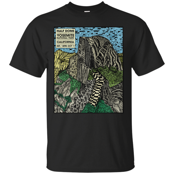 Hiking - Half Dome Watercolor outdoors T Shirt & Hoodie
