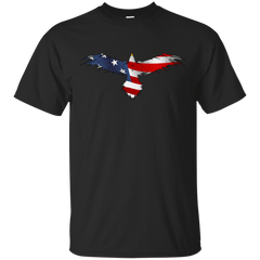 Biker - American eagle flag art T Shirt & Hoodie