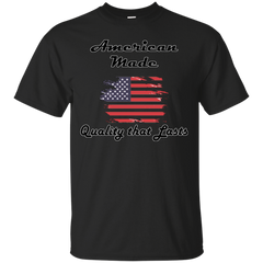AMERICAN - American Made US Flag Tee T Shirt & Hoodie