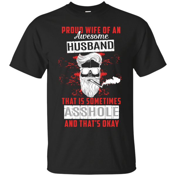 Yoga - PROUD WIFE OF AN AWESOME HUSBAND 396 T shirt & Hoodie