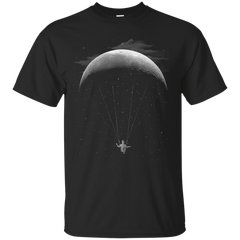 Space - Parachute moon T Shirt & Hoodie