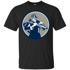 EMERGENCY WORKER - Vintage Fireman Firefighter Aiming Hose Circle Woodcut T Shirt & Hoodie