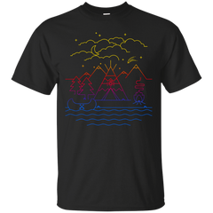 Camping - Always Camping native american T Shirt & Hoodie