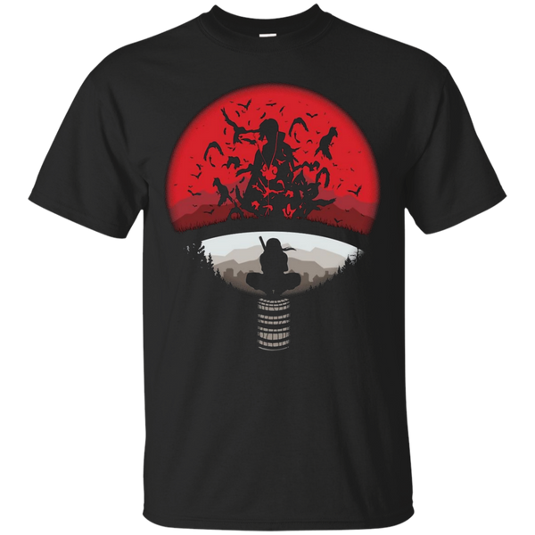 Naruto - ITACHI UCHIHA RED MOON NARUTO T Shirt & Hoodie