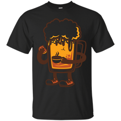 BEER - donut biting coffee drinking beer T Shirt & Hoodie