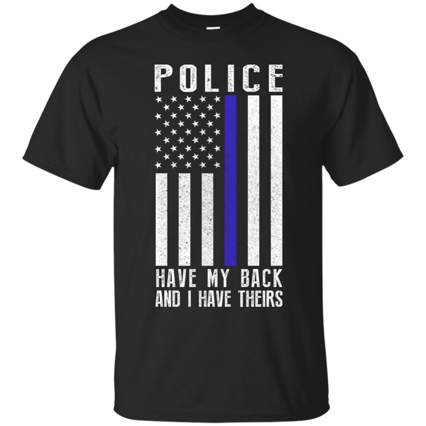 Mechanic - POLICE HAVE MY BACK AND I HAVE THEIRS POLICE THIN BLUE LINE T Shirt & Hoodie