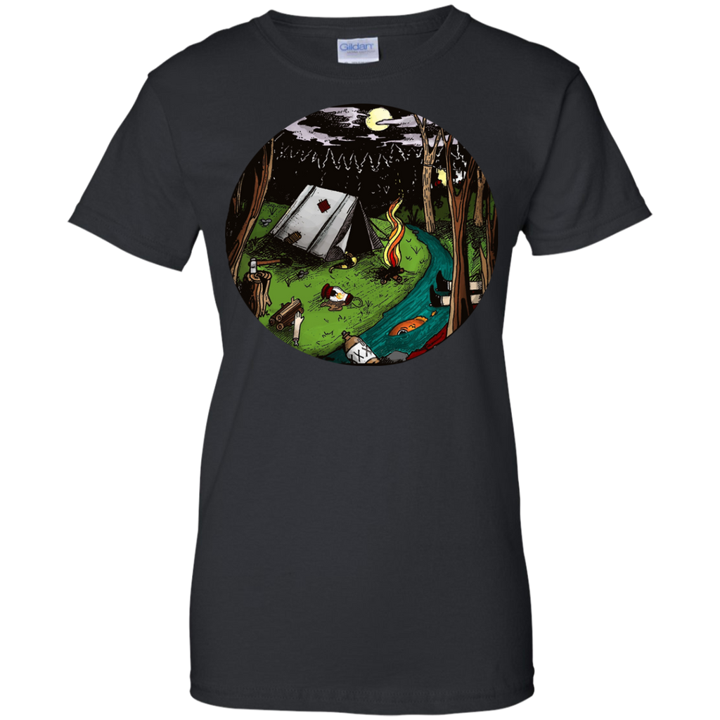 Camping - The Camp Site Mystery Coloured halloween T Shirt & Hoodie