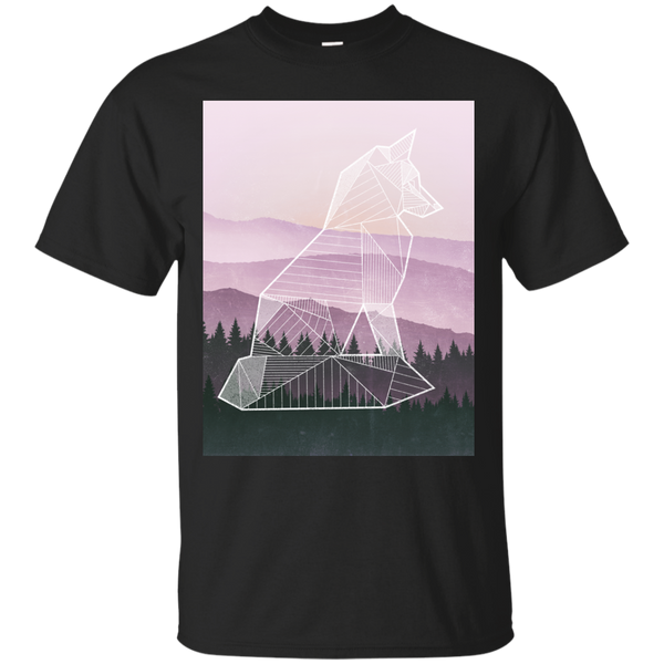 Camping - Geometric Nature  Fox Full trees T Shirt & Hoodie