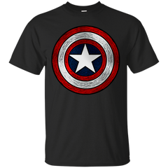 Marvel - Rough Captain America Shield comic book T Shirt & Hoodie