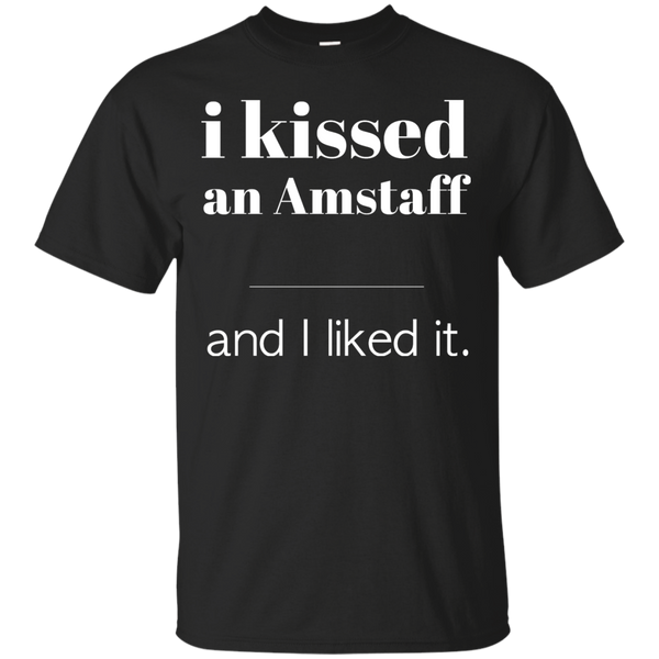 AMERICAN - I Kissed An American Stafford T Shirt & Hoodie