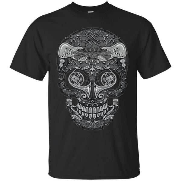 CHARACTERS - Skull Music Rock T Shirt & Hoodie