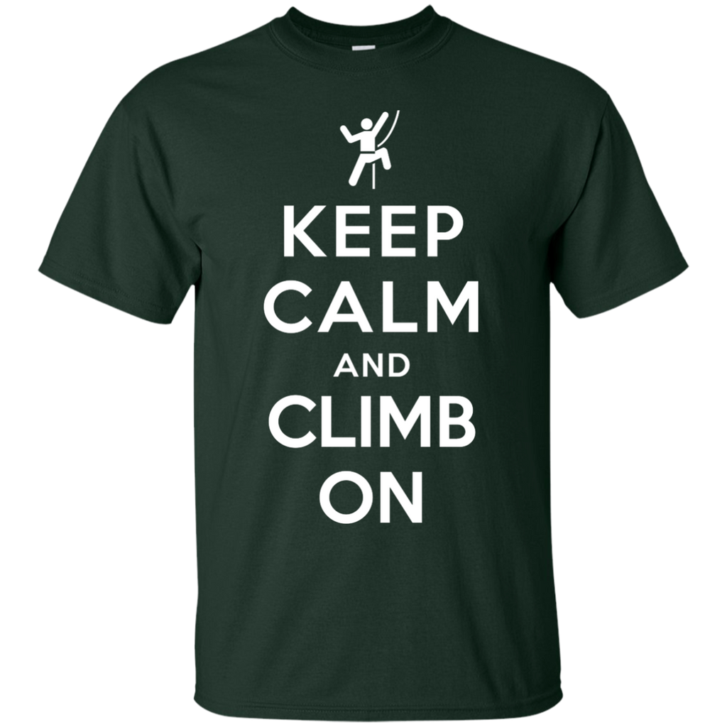 Hiking - Keep Calm and Climb On mount T Shirt & Hoodie