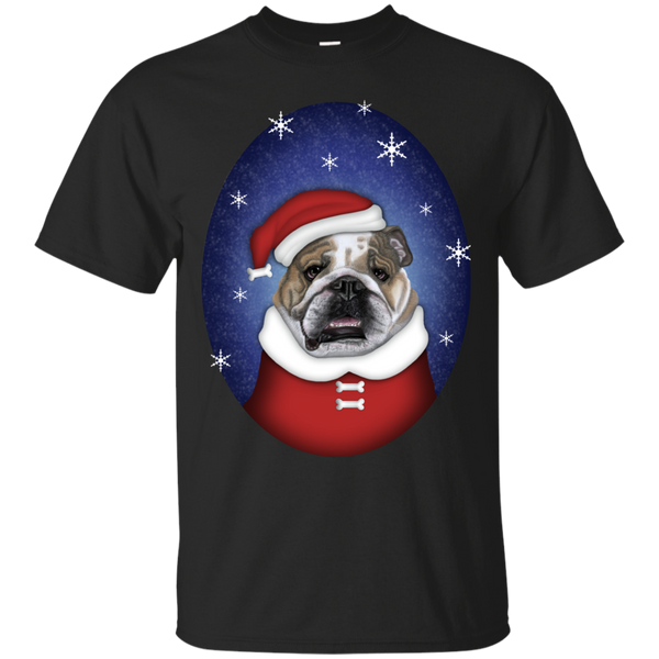 AMERICAN BULLDOG - Santa Bulldog T Shirt & Hoodie