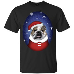AMERICAN BULLDOG - Santa Bulldog T Shirt & Hoodie