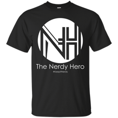 Marvel - Nerdy Hero Logo White nerdy hero T Shirt & Hoodie