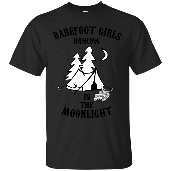 Camping - Barefoot Girls Dancing In The Moonlight barefoot T Shirt & Hoodie