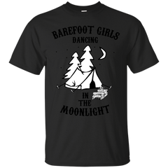 Camping - Barefoot Girls Dancing In The Moonlight barefoot T Shirt & Hoodie