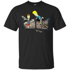 BEAVIS - Beavis  Butthead Fence Hop T Shirt & Hoodie