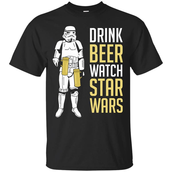 STAR WARS - Drink Beer Watch Star Wars  Stormtrooper T Shirt & Hoodie