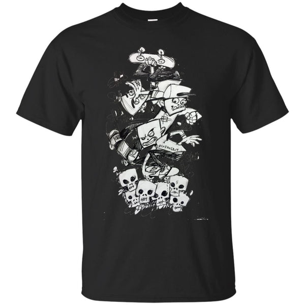 RAD - blockhead skate skull mash T Shirt & Hoodie