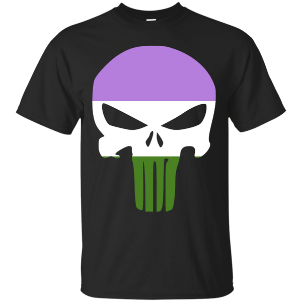 Marvel - Genderqueer Pride Punisher genderqueer T Shirt & Hoodie