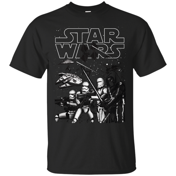 Star Wars - Into the Fray T Shirt & Hoodie