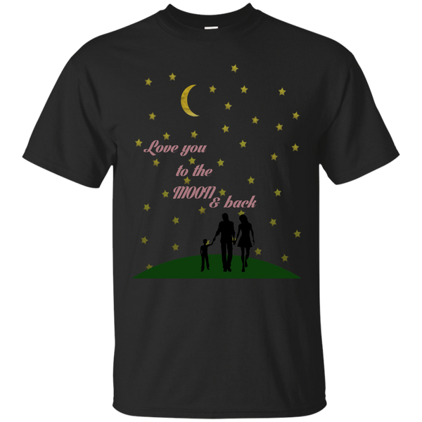 Mom - Love You to the Moon and Back 2 stars T Shirt & Hoodie