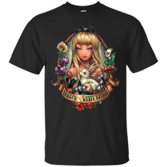 ALICE IN WONDERLAND - Follow The White Rabbit T Shirt & Hoodie