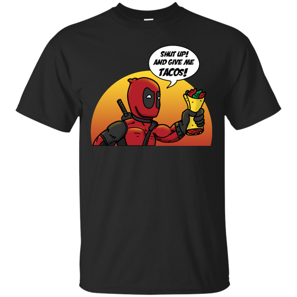Deadpool - Shut up and give me tacos merc with a mouth T Shirt & Hoodie