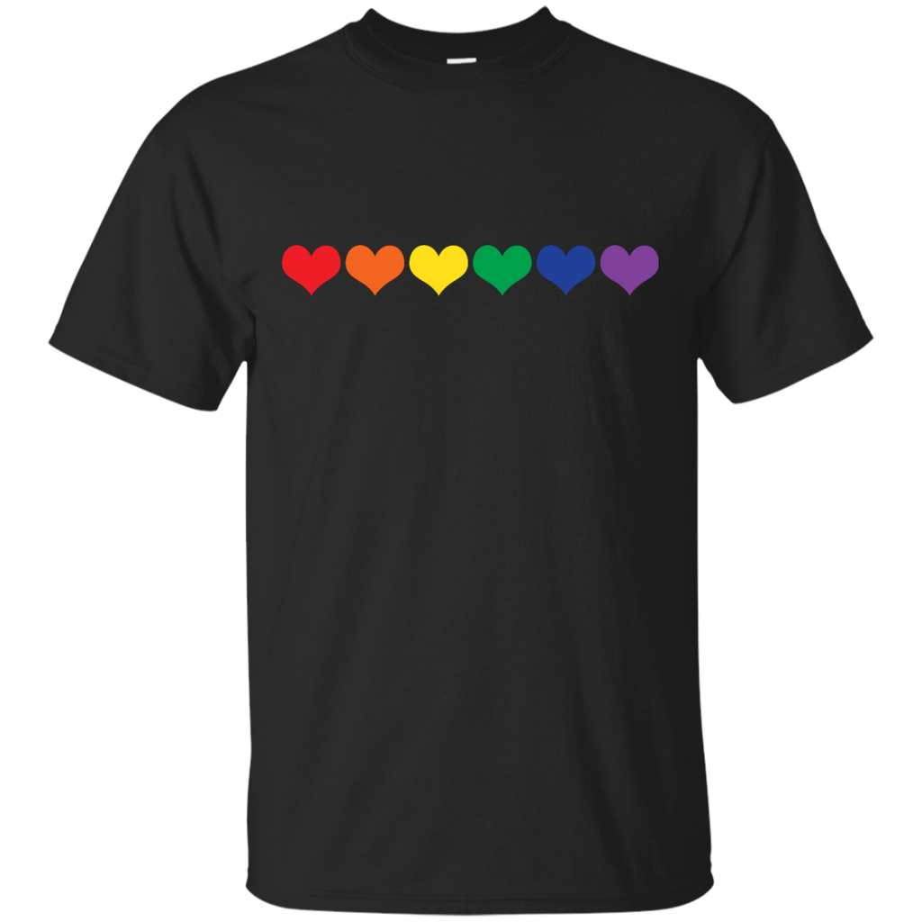 LGBT - LGBT Colored Hearts love hearts T Shirt & Hoodie