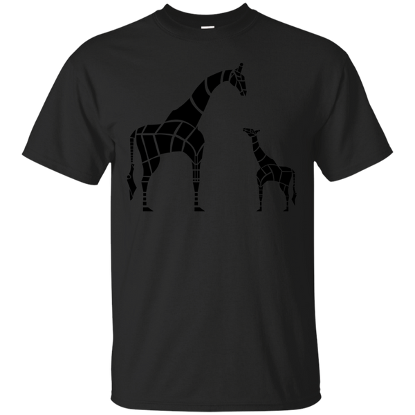 Mom - Giraffe with Calf nautre T Shirt & Hoodie