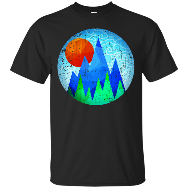 Camping - Mountain Sunrise vintage look mountain T Shirt & Hoodie