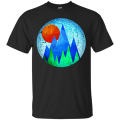 Camping - Mountain Sunrise vintage look mountain T Shirt & Hoodie