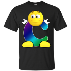 ALPHABET - Letter C Alphabet Smiley Monogram Face Emoji Shirt for Men Women Kids T Shirt & Hoodie