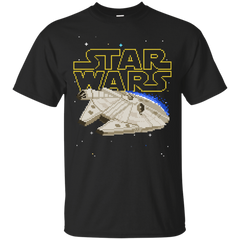 Star Wars - Millenium Falcon Squared T Shirt & Hoodie