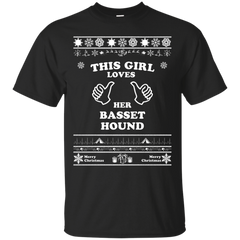 BASSET HOUND - Merry Christmas Basset Hound T Shirt & Hoodie