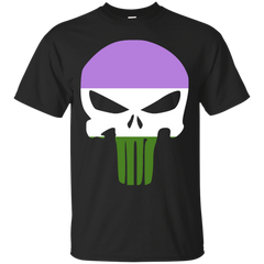 LGBT - Genderqueer Pride Punisher genderqueer T Shirt & Hoodie
