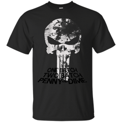 Marvel - Penny and Dime Black text punisher T Shirt & Hoodie