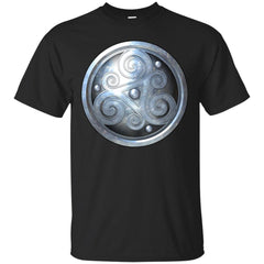 CELTIC - Silver Celtic Triskele Shield T Shirt & Hoodie