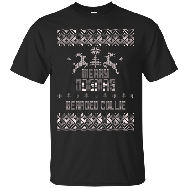 BEARDED COLLIE - Merry Dogmas Bearded Collie T Shirt & Hoodie