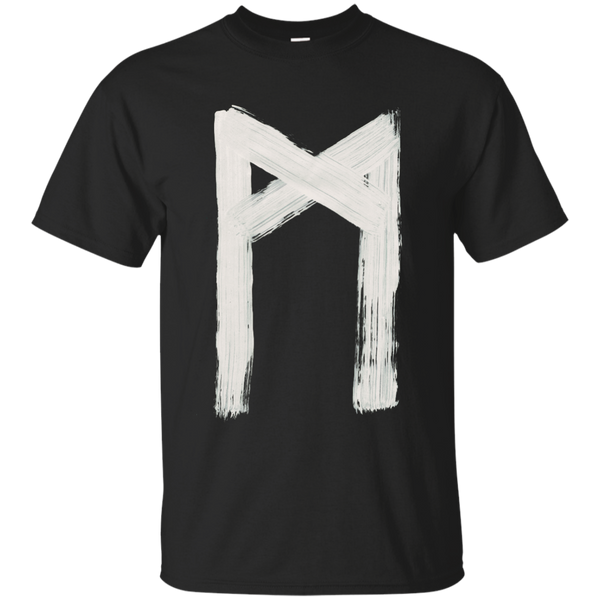 CALLIGRAPHY - AngloSaxon Futhorc mann man m Inverted T Shirt & Hoodie