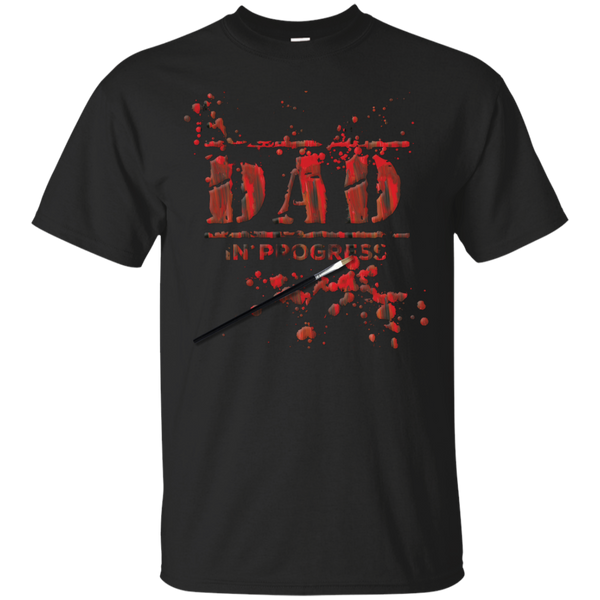 Father - Dad in Progress Red dad T Shirt & Hoodie