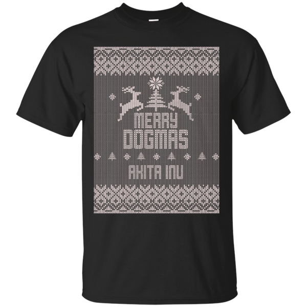 AKITA INU - Merry Dogmas Akita Inu T Shirt & Hoodie