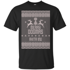 AKITA INU - Merry Dogmas Akita Inu T Shirt & Hoodie