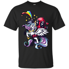 Deadpool - Rainbow Money Shot creepy my little pony T Shirt & Hoodie