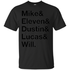 Stranger Things - Mike Eleven Dustin Lucas and Will stranger things T Shirt & Hoodie