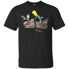 BEAVIS - Beavis  Butthead Fence Hop T Shirt & Hoodie