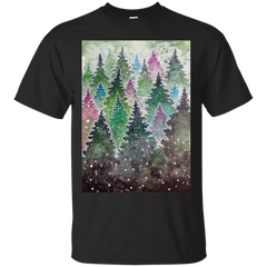 Camping - Northern Woods trees T Shirt & Hoodie