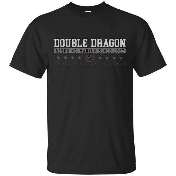 DOUBLE DRAGON - Double Dragon  Vintage  Black T Shirt & Hoodie