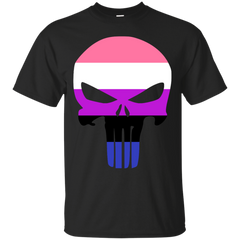 Marvel - Genderfluid Pride Punisher genderfluid T Shirt & Hoodie